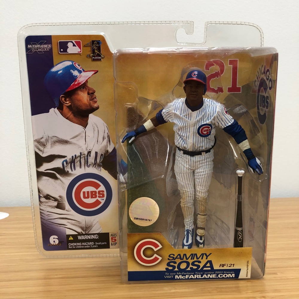 McFarlane Sammy Sosa Action Figure Unisex 6in Fans Blue Cubs Series 6 MLB 2003